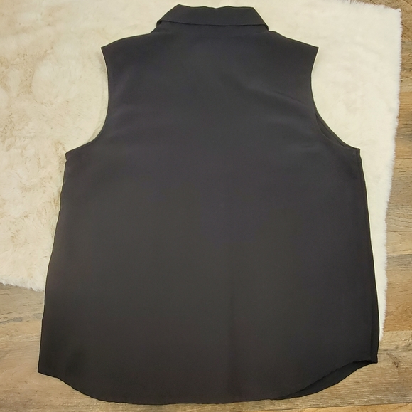 Vintage Polyester Button Down Vest - Picture 2 of 3